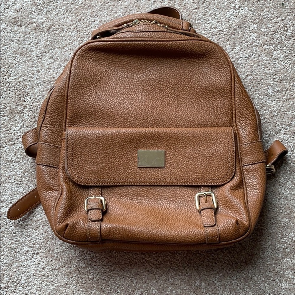 Renwick genuine leather backpack